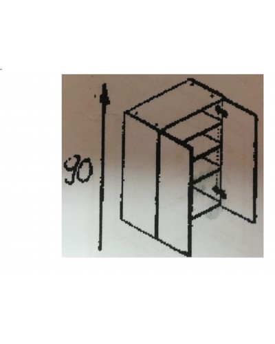 Zgornji element 2x vrata 90