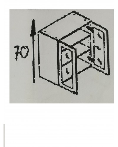 Zgornji element 2x steklo 100 MANJŠI