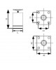 X-NOGA POH. 60*60* 150mm ALUMINIJ