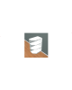 Spodnji element zaključni 40