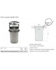 110TOP KOŠ ZA ORGANSKE ODPADKE INOX