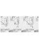 71B9550 SPONA CLIP-TOP BLUMOTION PR. 95"